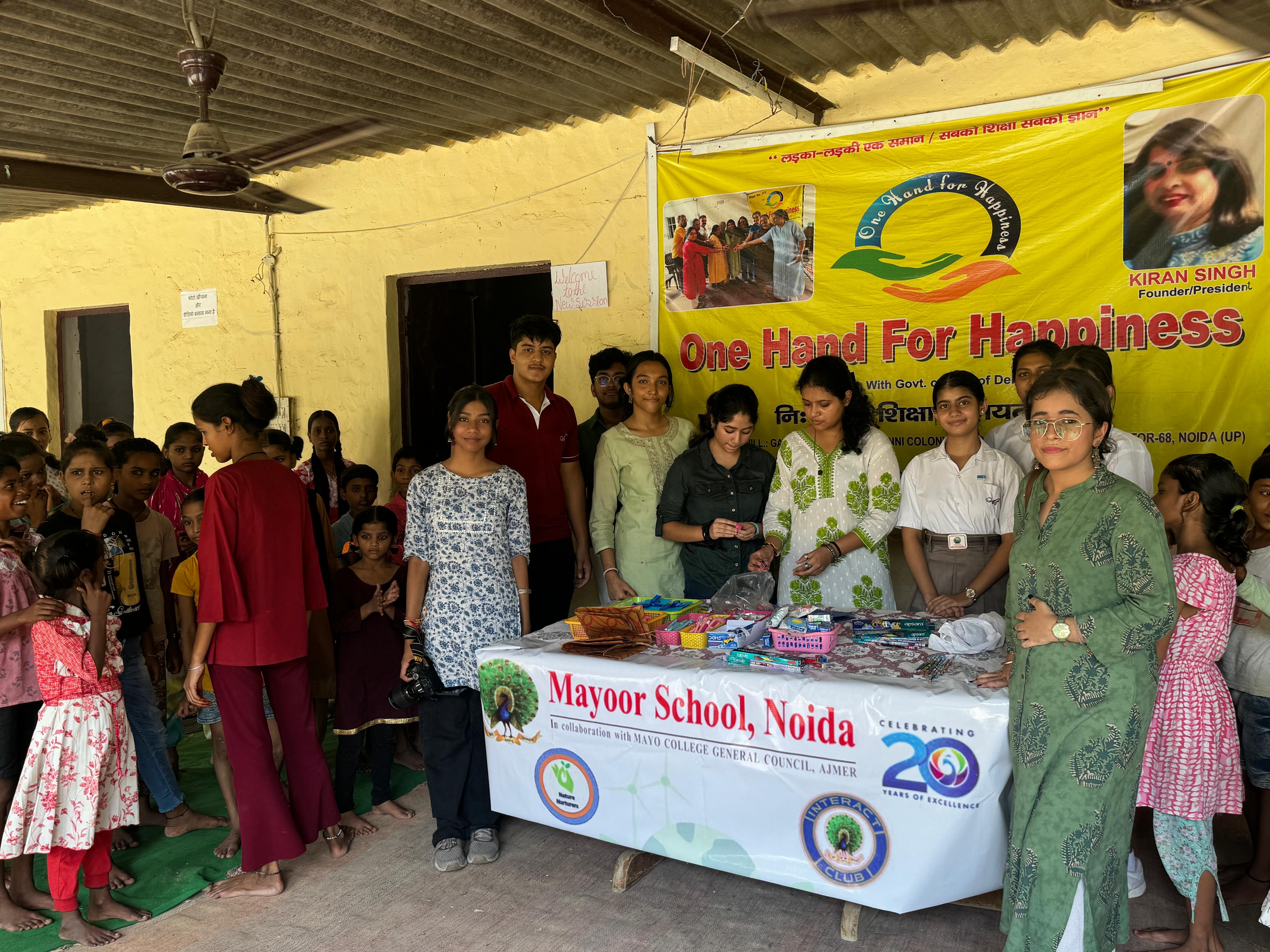 Spreading Joy at One Hand for Happiness NGO
